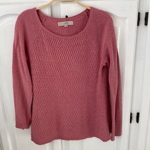 Womens Pink Sweatshirt- size small